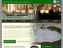 Tablet Screenshot of outbacklandscapingllc.com